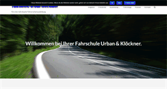 Desktop Screenshot of fahrschule-urban-kloeckner.de